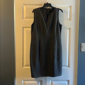 Grey Tahari work dress